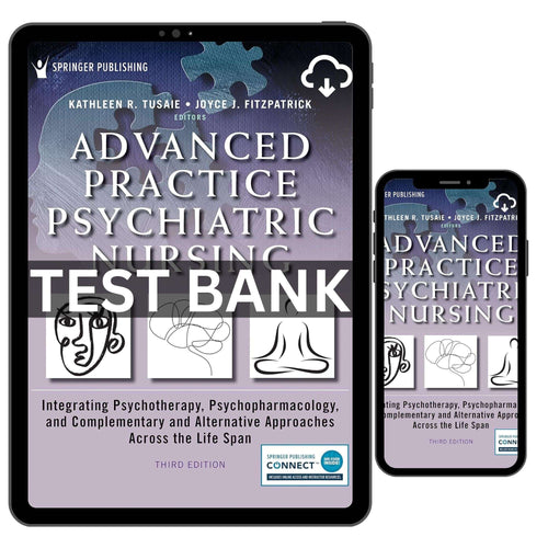 Advanced Practice Psychiatric Nursing 3rd Edition Test Bank