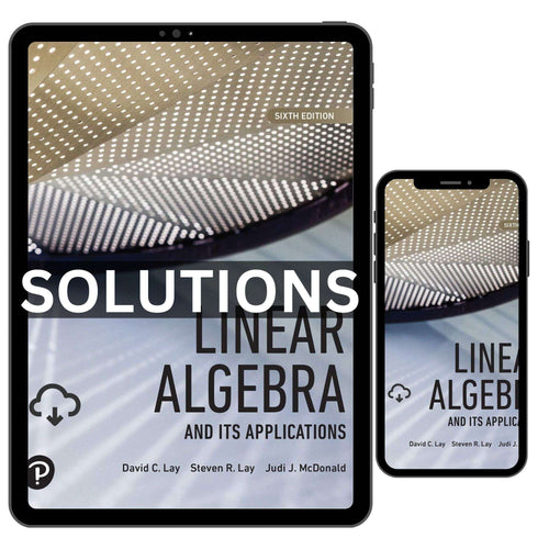 Algebra And Its Applications 6th Edition Solutions Manual