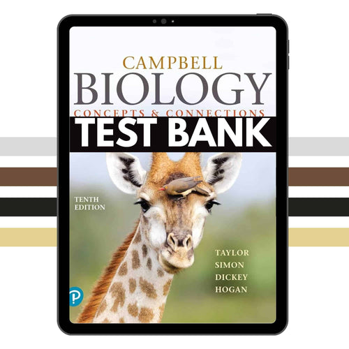 Biology Concepts and Connections 10th Edition Test Bank by Martha R Taylor
