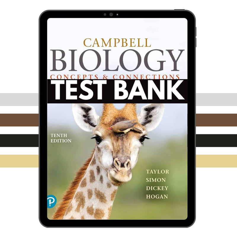Biology Concepts and Connections 10th Edition Test Bank by Martha R Taylor