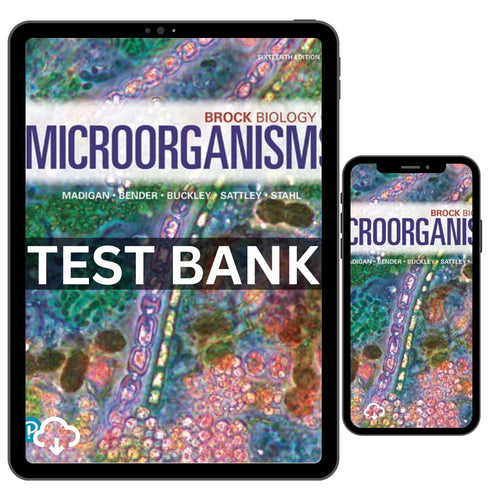 Brock Biology of Microorganisms, by Madigan, 16th edition Test Bank
