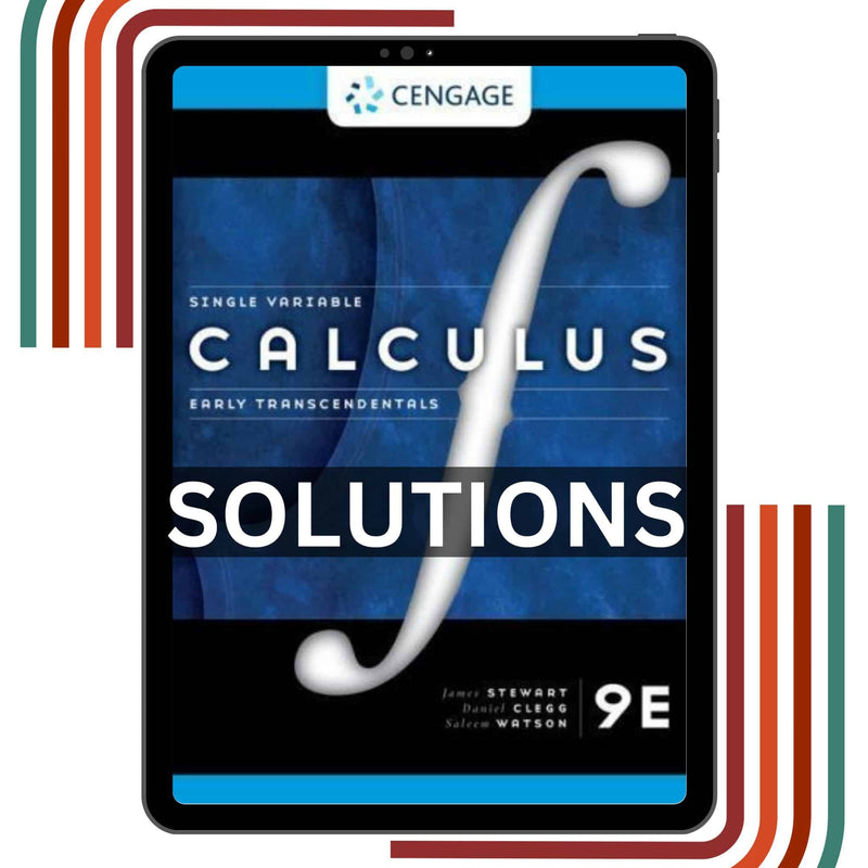 Calculus Early Transcendentals 9th Solutions Manual