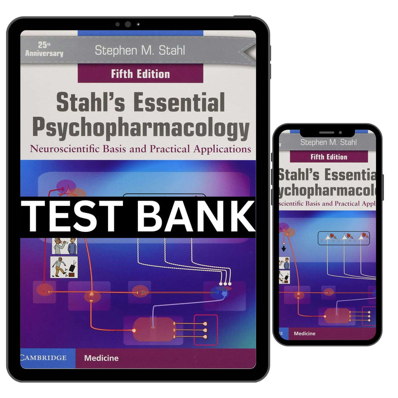 Stahl's Essential Psychopharmacology: Neuroscientific Basis and Practical Applications 5th By Stephen M. Stahl ISBN 9781108838573