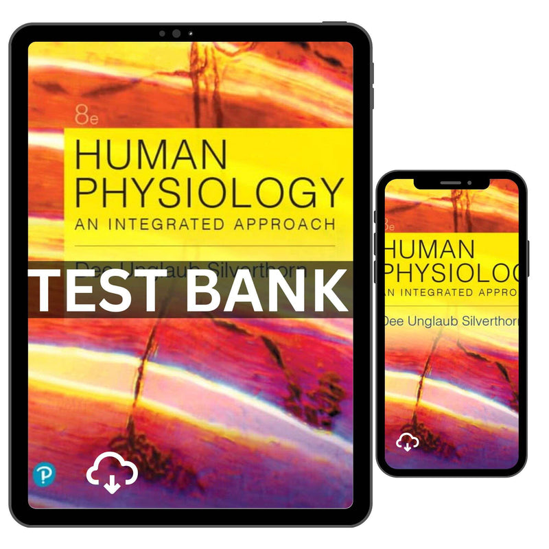 Human Physiology An Integrated Approach 8th Test Bank