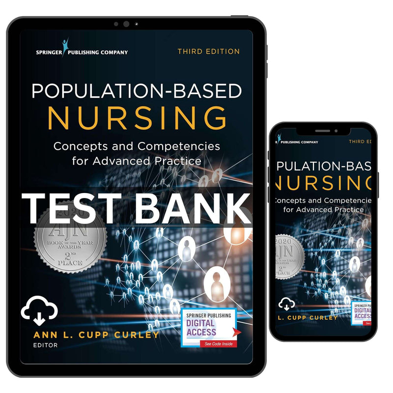 Test Bank for Population Based Nursing: Concepts and Competencies for Advanced Practice 3rd