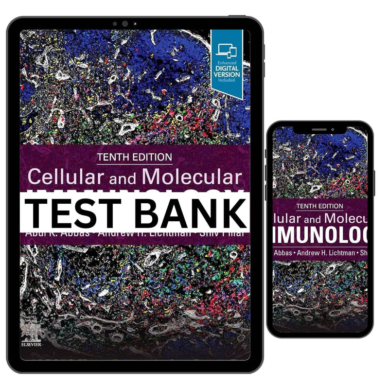 Test Bank for Cellular and Molecular Immunology, 10th Edition