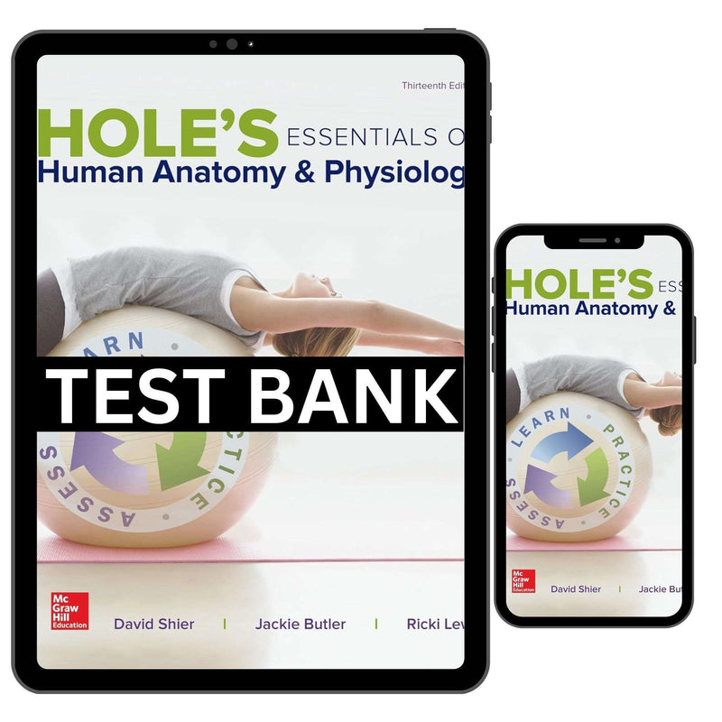 Test Bank For Essentials Human Anatomy and Physiology 13th