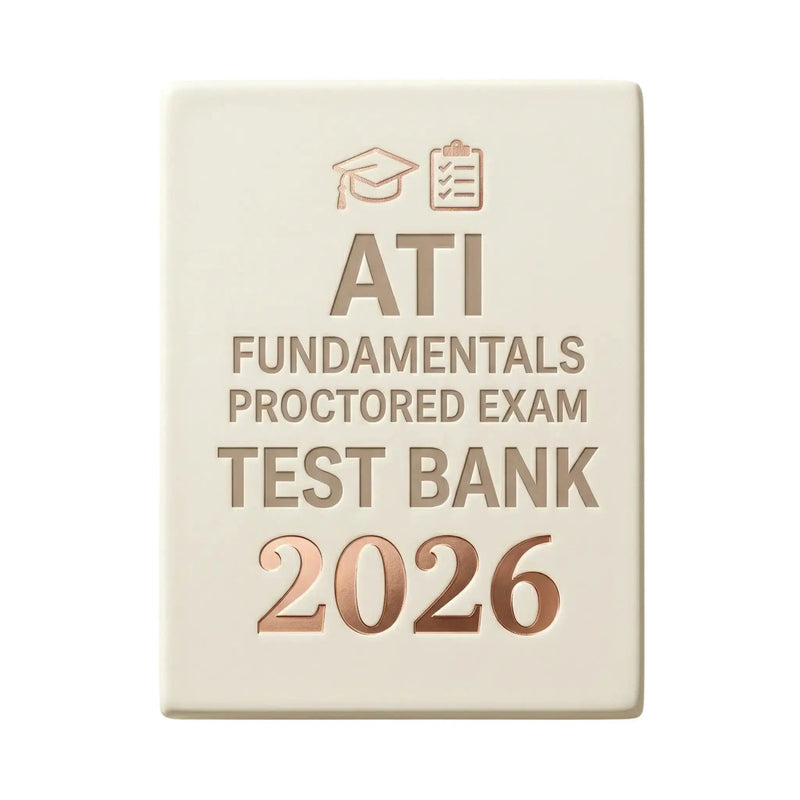 ATI Fundamentals Proctored Exam Test Bank 2026