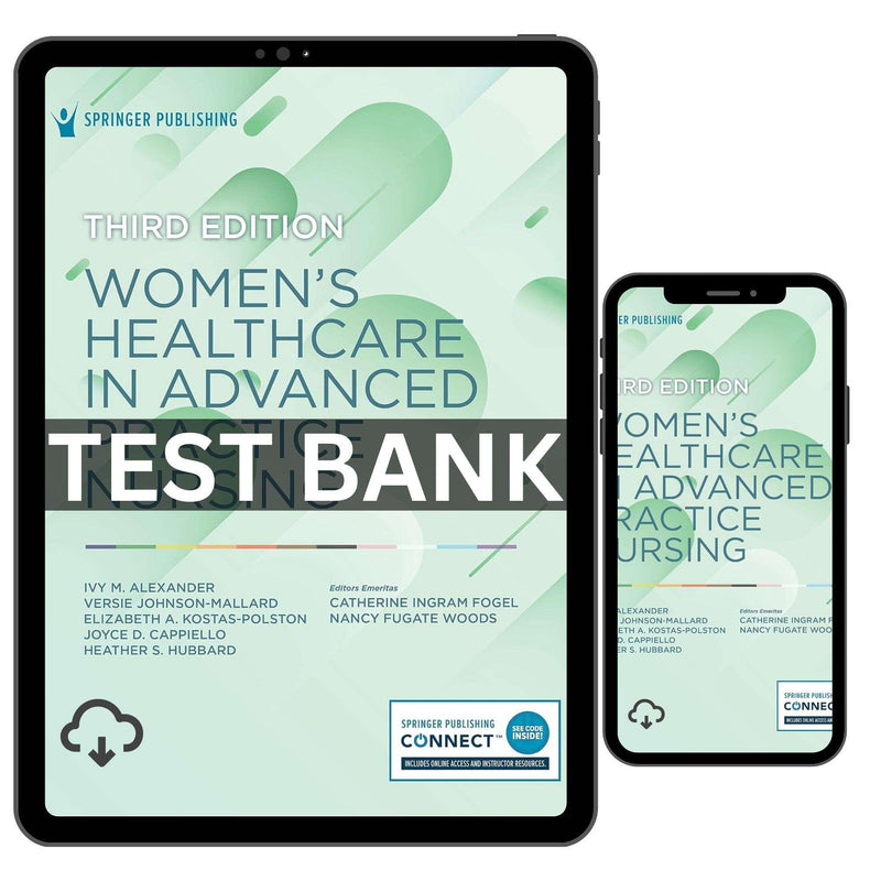 Womens Healthcare in Advanced Practice Nursing 3rd Edition Test Bank