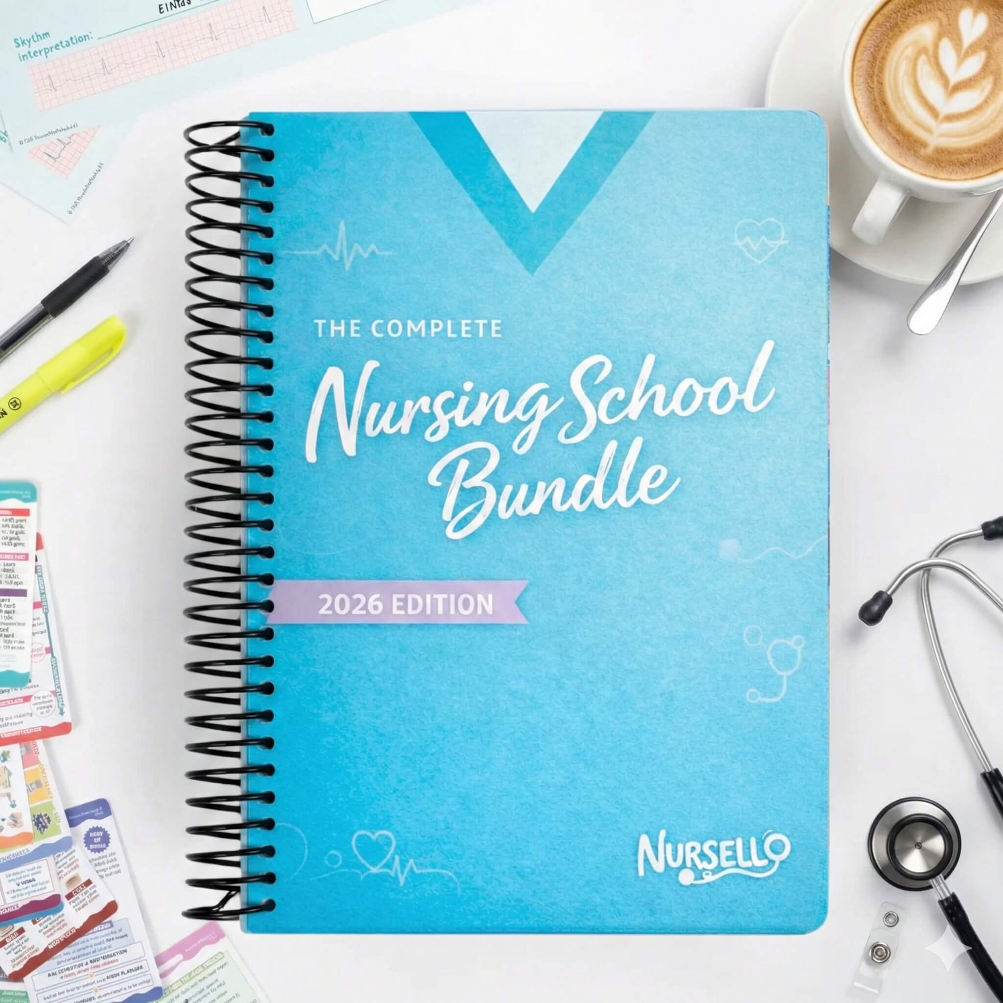 Nursing School Bundle Book 2026 By Nursello - Nursello