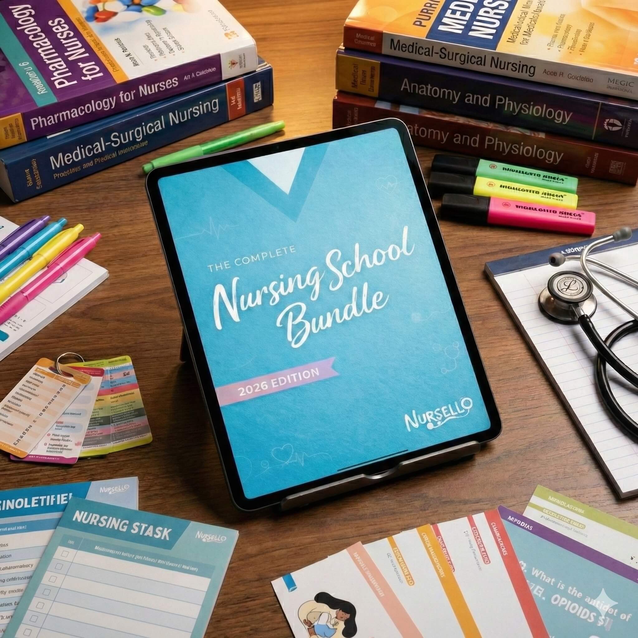 Nursing School Bundle eBook 2026 By Nursello - Nursello