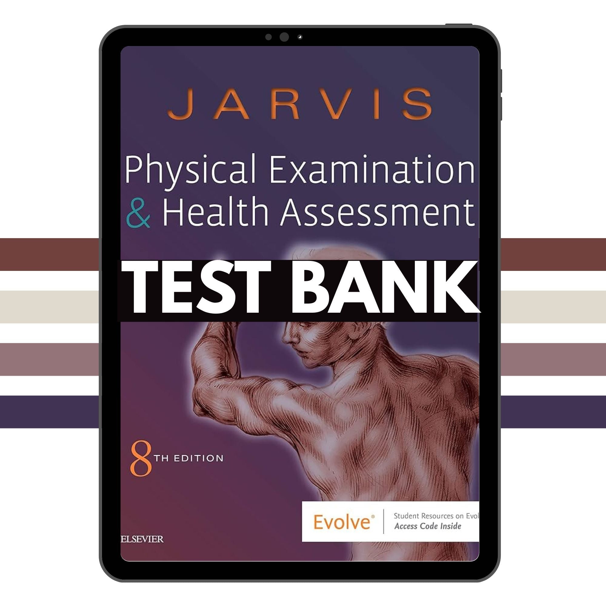 Test Bank for Physical Examination Health Assessment 8th - Nursello